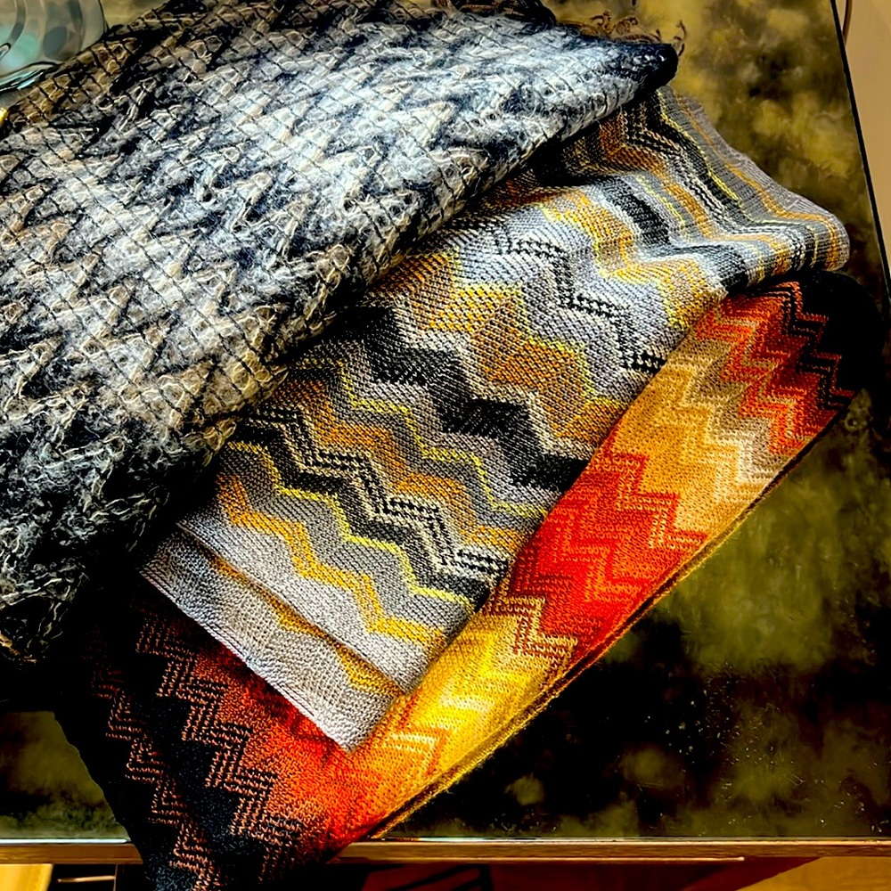 Three Missoni Scarves